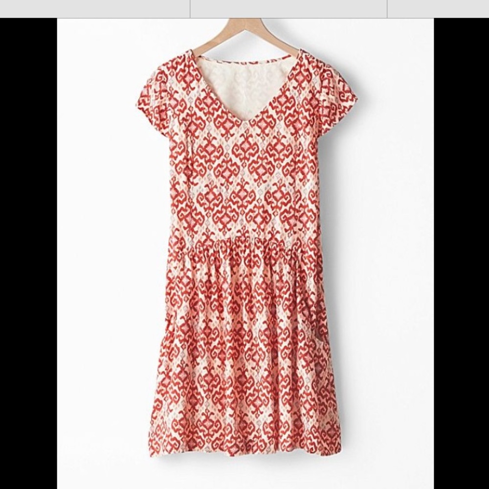 Garnet Hill Summer day dress pocket smock